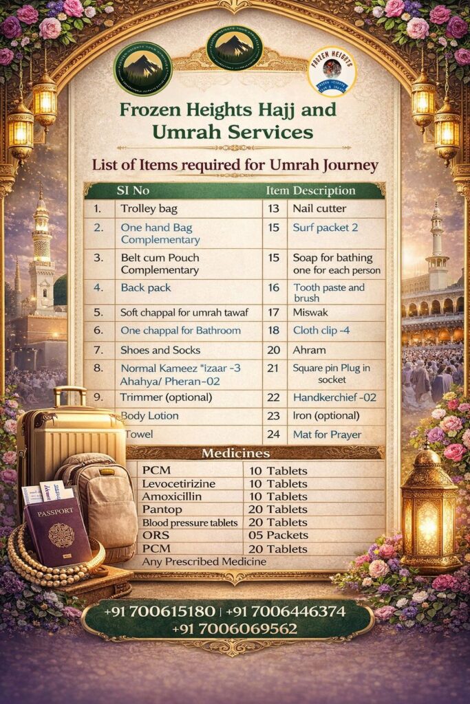 UMRAH-LIST-OF-ITEMS